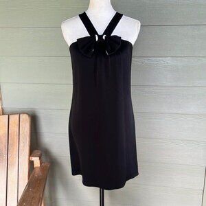 Shoshanna Halter Dress with Bow Detail